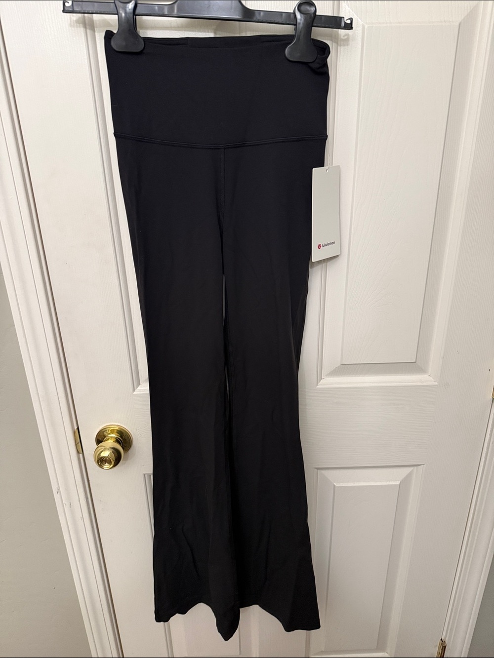 lululemon athletica Black Flare High-Rise Yoga Pants